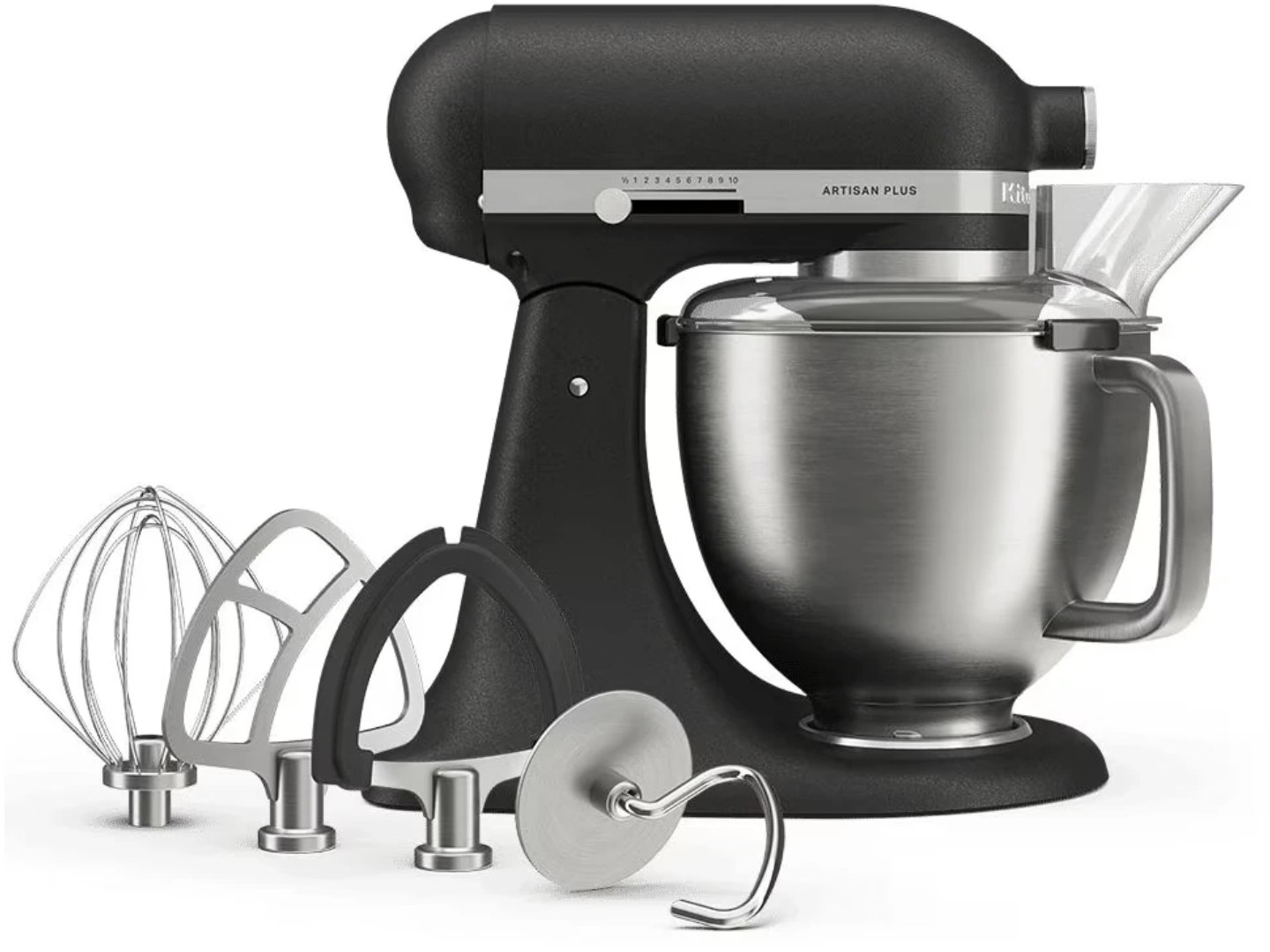 Планетарний міксер KitchenAid Artisan Plus 4.7 л (5KSM50PKVEBK) — фото 4